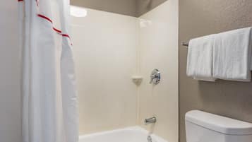 Free toiletries, towels