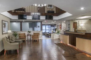 Sitteområde i lobbyen