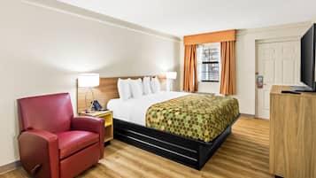 Room, 1 King Bed, Accessible, Non Smoking | Premium bedding, desk, laptop workspace, blackout curtains