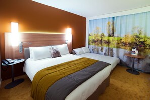 Premium bedding, in-room safe, individually furnished, laptop workspace
