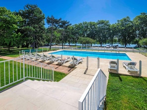 Indoor pool, seasonal outdoor pool