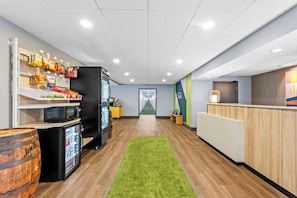 Sittområde i lobbyn