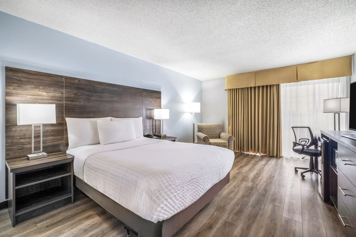 Standard Room, 1 Queen Bed, Non Smoking | Premium bedding, in-room safe, desk, blackout drapes