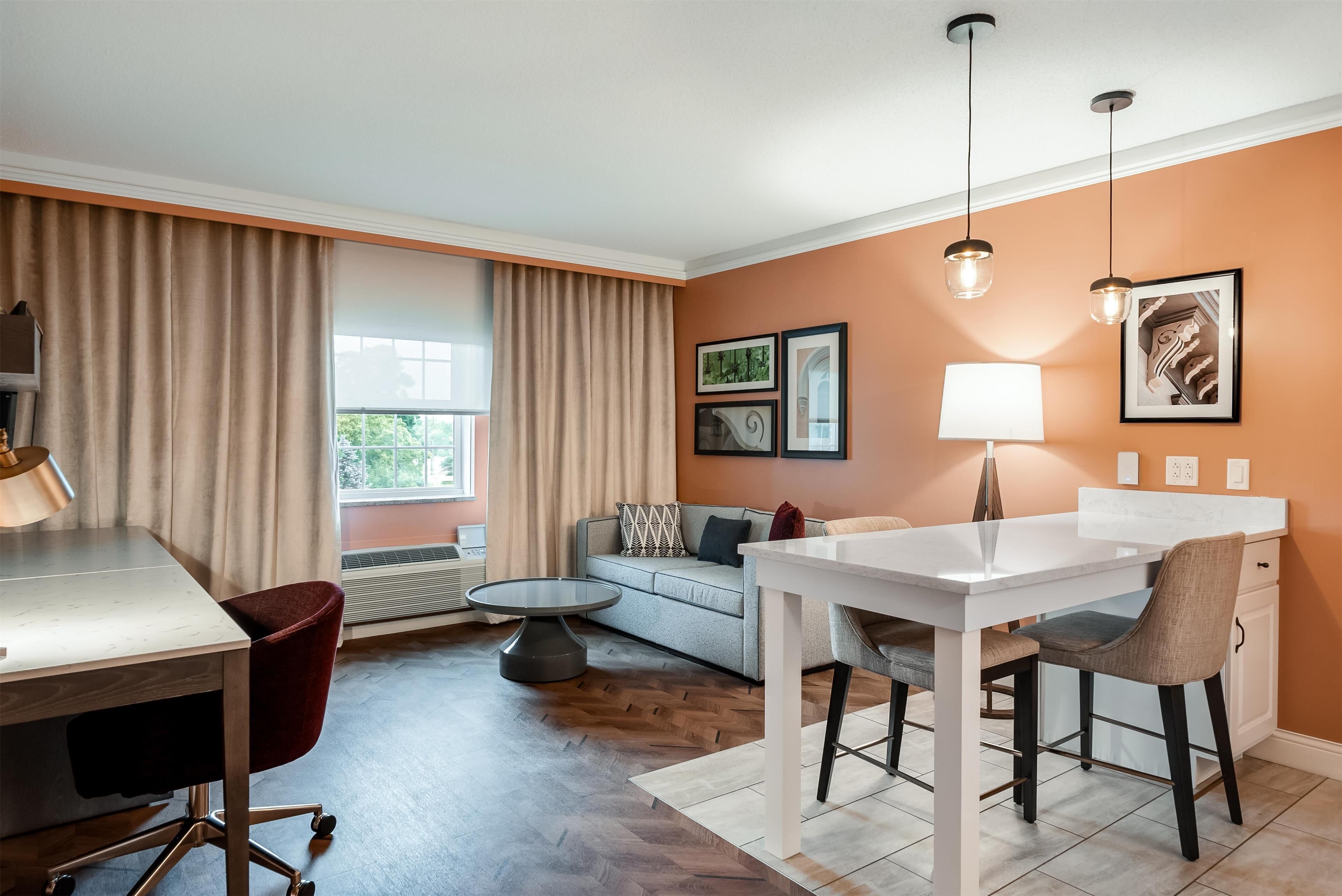 suite, 2 queen beds, non smoking, kitchenette (sofabed is a double bed) | pillow-top beds, in-room safe, desk, laptop workspace