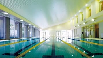 Indoor pool, outdoor pool