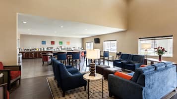 Sala de estar en el lobby