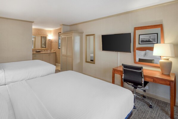 Standard Room, 2 Queen Beds, Non Smoking | Desk, laptop workspace, iron/ironing board, free WiFi - SureStay Plus Hotel by Best Western Mountain View (Mountain View)