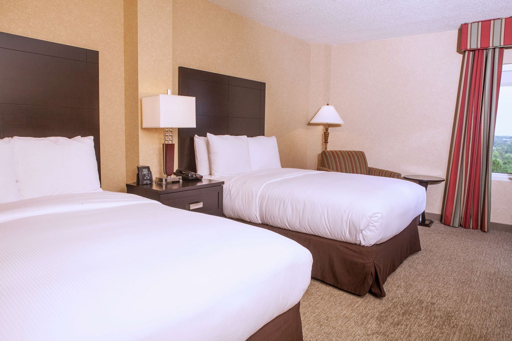 Premium bedding, down duvets, in-room safe, desk