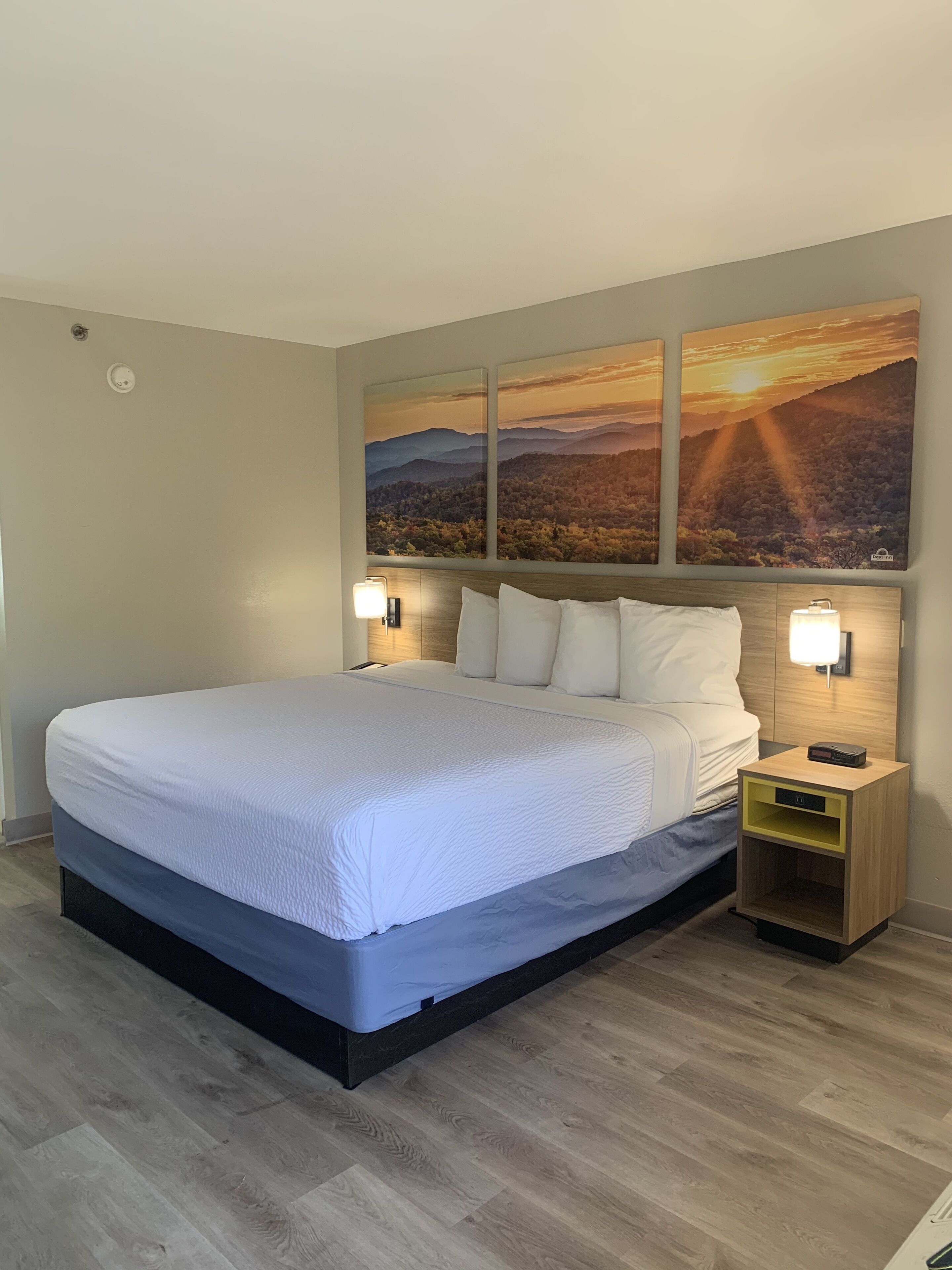 Skrivebord, mørklægningsgardiner, strygejern/strygebræt, gratis Wi-Fi