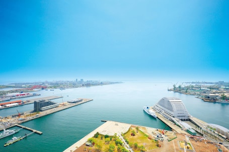 Cortinas opacas, tabla de planchar con plancha, wifi gratis. Hotel Okura Kobe