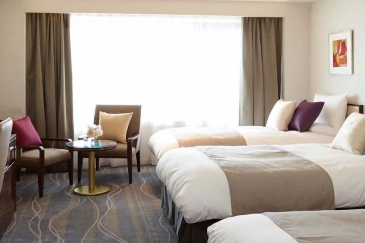 Blackout curtains, iron/ironing board, cots/infant beds, free WiFi