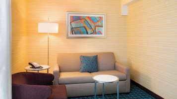 Studio, 1 très grand lit et 1 canapé-lit (Mobility Accessible, Tub) | Aire de séjour | Téléviseur connecté, console de jeux vidéo, Netflix, films payants