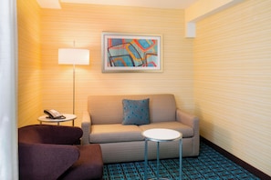 Studio, 1 King Bed with Sofa bed (Mobility Accessible, Tub) | Living area | Smart TV, video game console, Netflix, pay films
