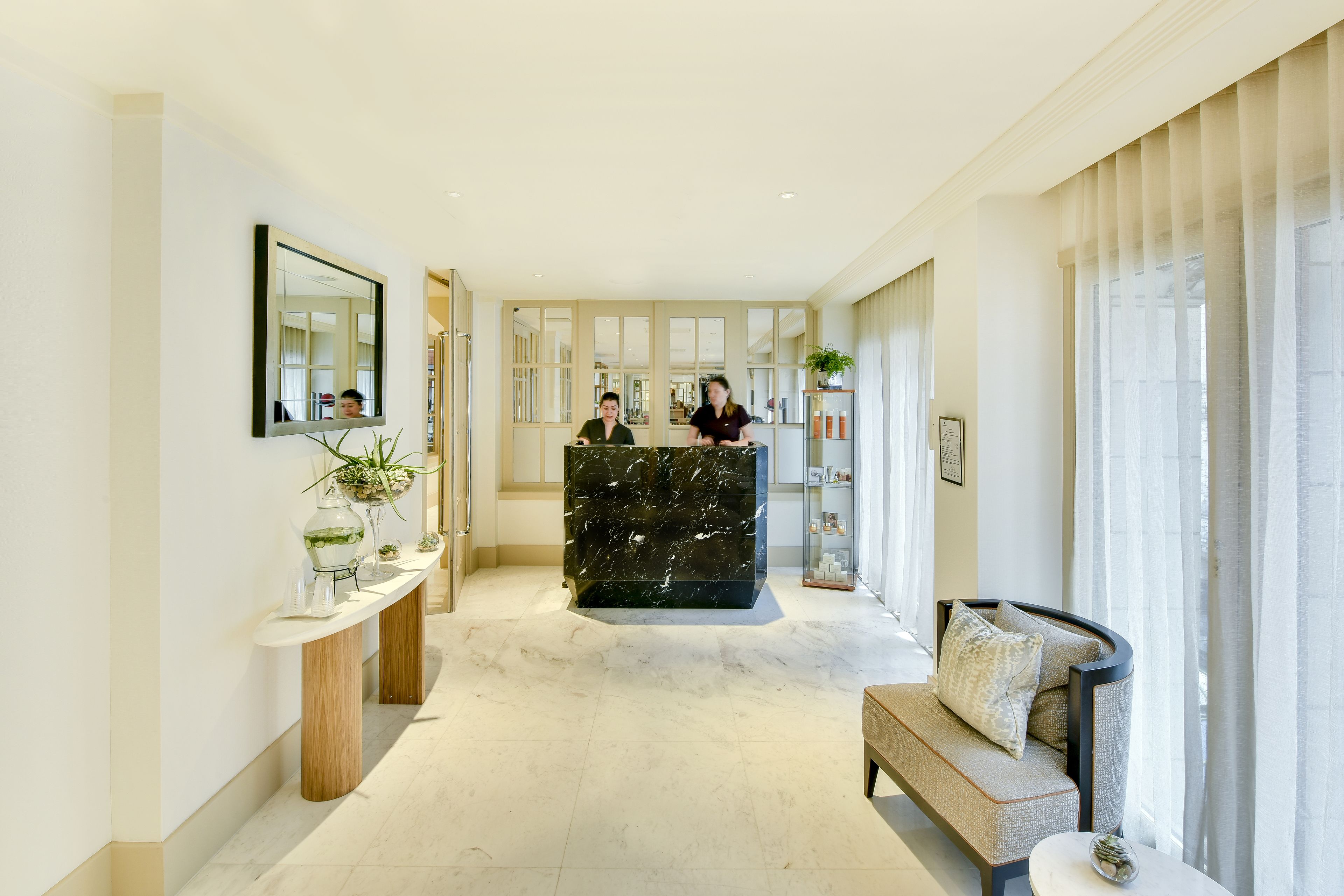 couples treatment room(s), sauna, steam room, body treatments