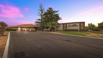 Front of property – evening/night