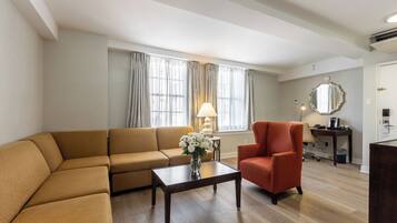 Suite, 1 King Bed (Georgetown) | Pillowtop beds, in-room safe, individually decorated