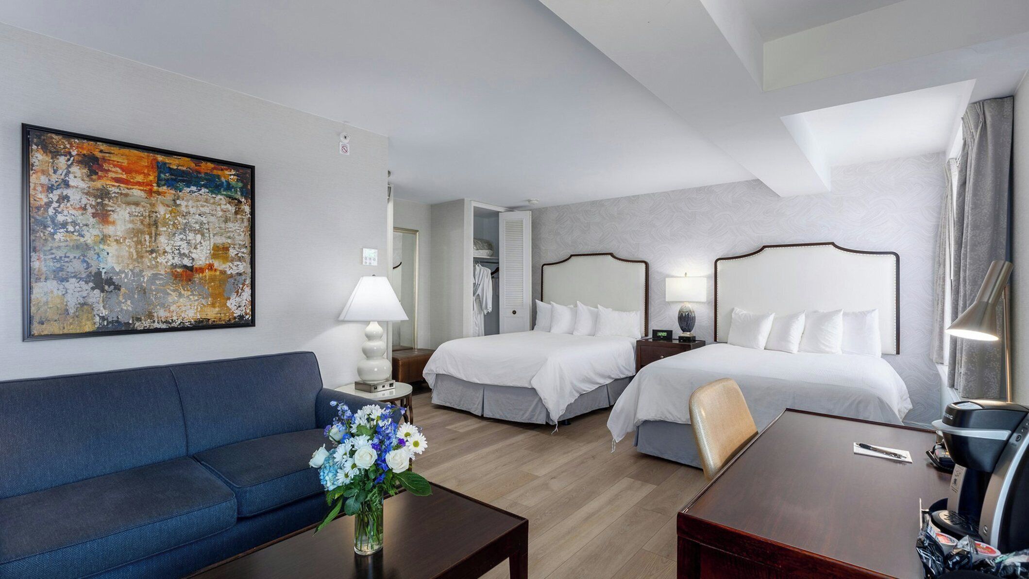 Room (Georgetown) | Pillow-top beds, in-room safe, individually decorated