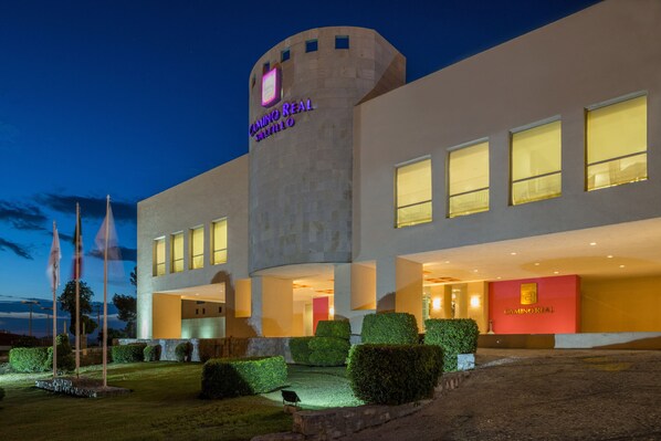 Front of property – evening/night