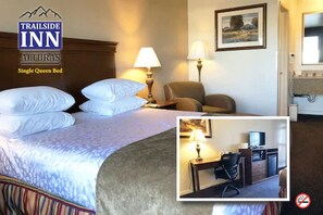 Laptop workspace, iron/ironing board, free WiFi, bed sheets