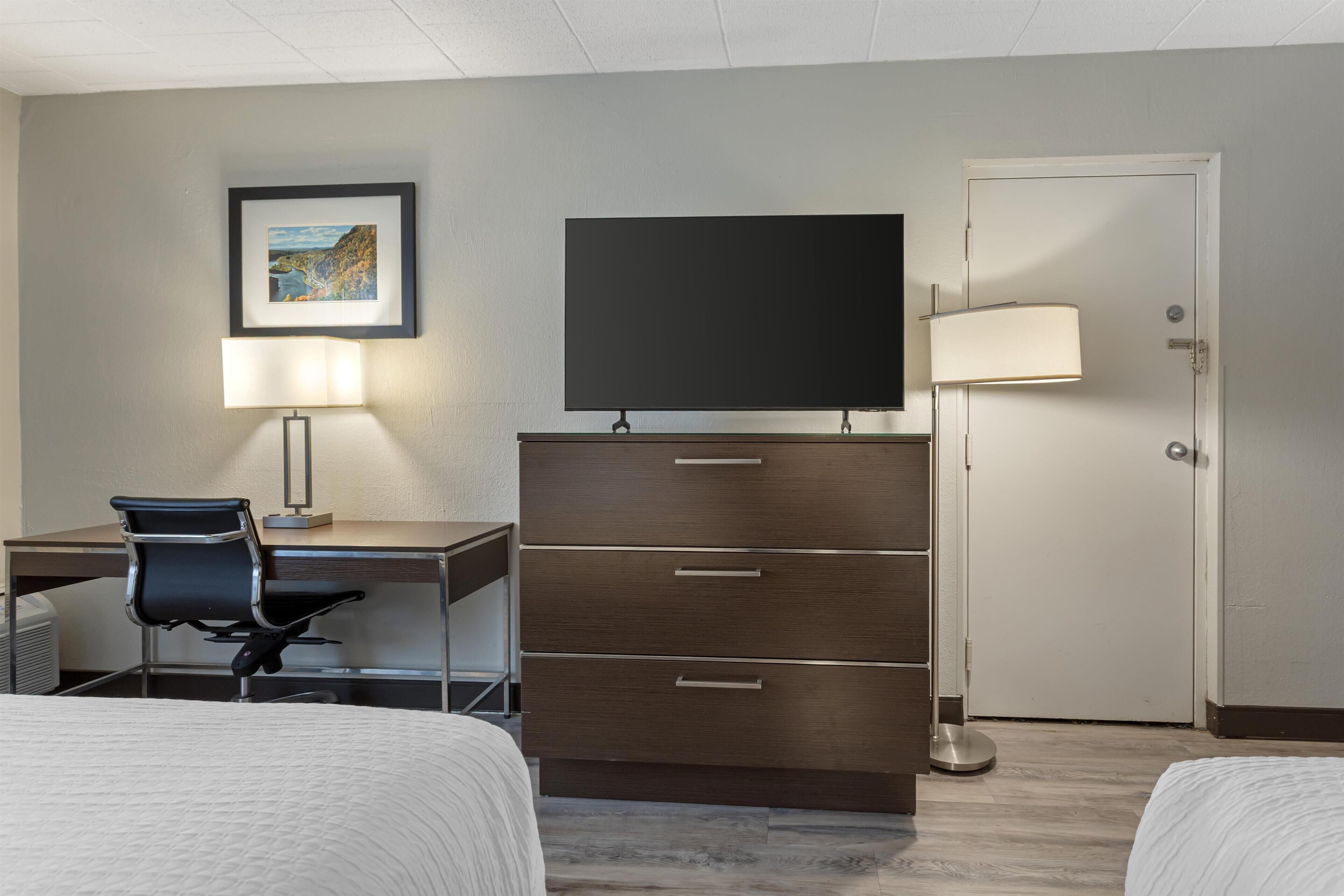 Standard Room, 2 Double Beds, Non Smoking (Pet Friendly) | Individually decorated, individually furnished, desk, laptop workspace