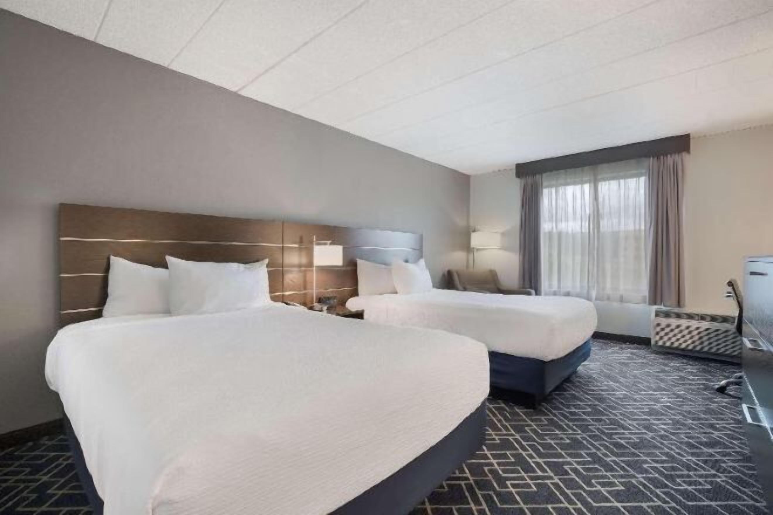 Individually decorated, individually furnished, desk, laptop workspace