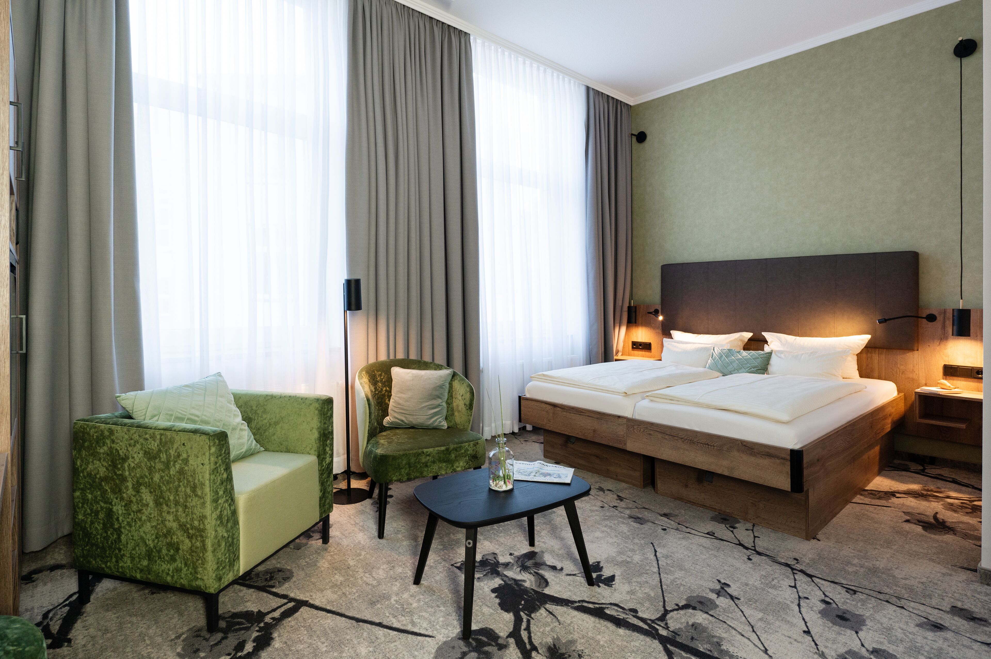 Comfort Double Room | Hypo-allergenic bedding, blackout drapes, soundproofing, free WiFi