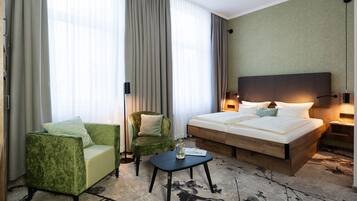 Chambre Double Confort | Literie hypoallergénique, rideaux occultants, chambres insonorisées