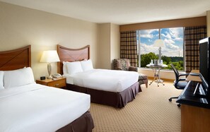 Premium bedding, pillow-top beds, in-room safe, desk - DoubleTree by Hilton Washington Dulles Airport (Herndon)