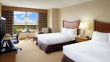 Premium bedding, pillowtop beds, in-room safe, desk