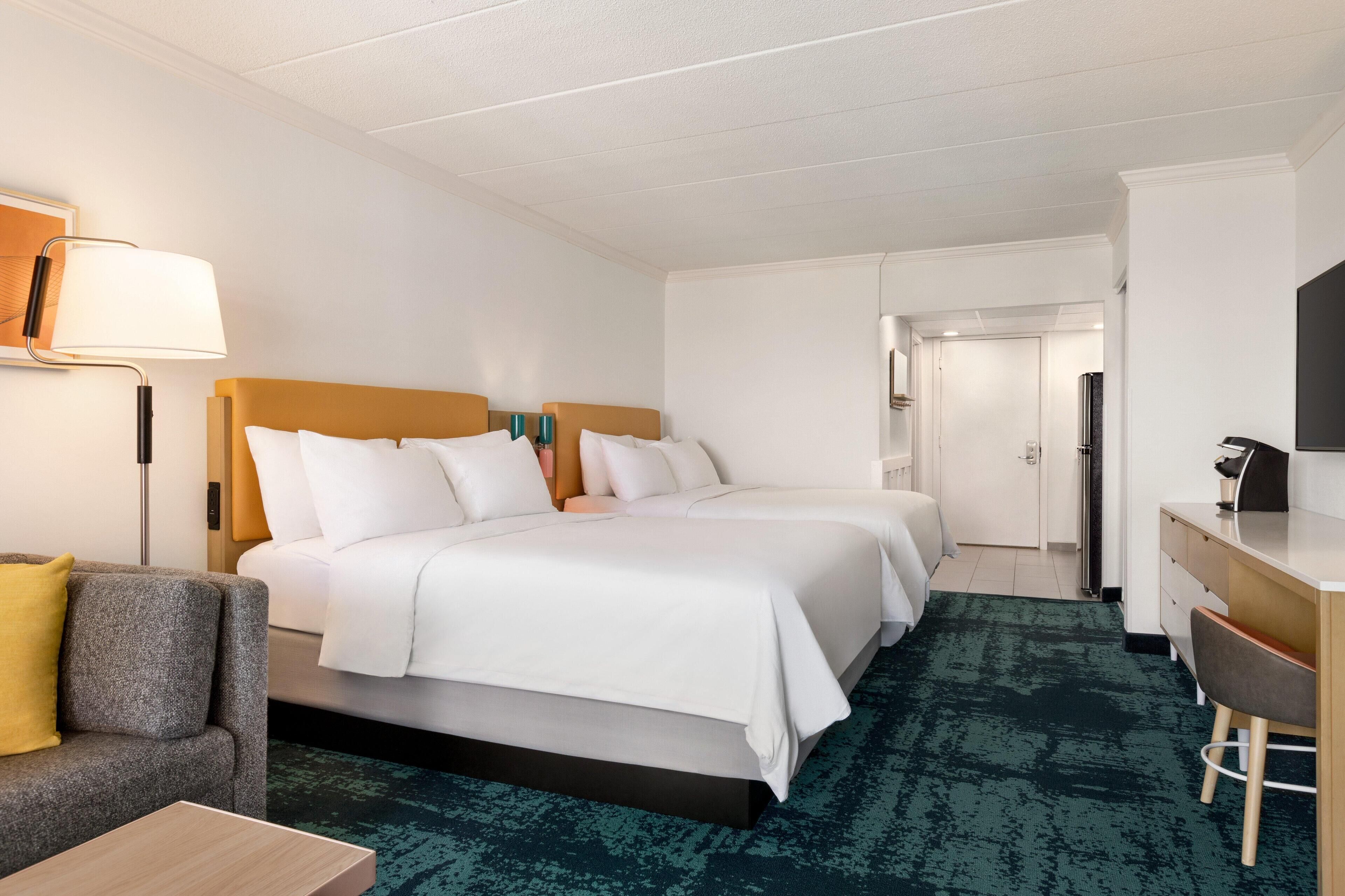 Premium bedding, in-room safe, blackout drapes, iron/ironing board