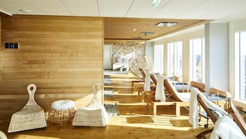 Behandlingsrum til par, sauna, kropsbehandlinger, svensk massage