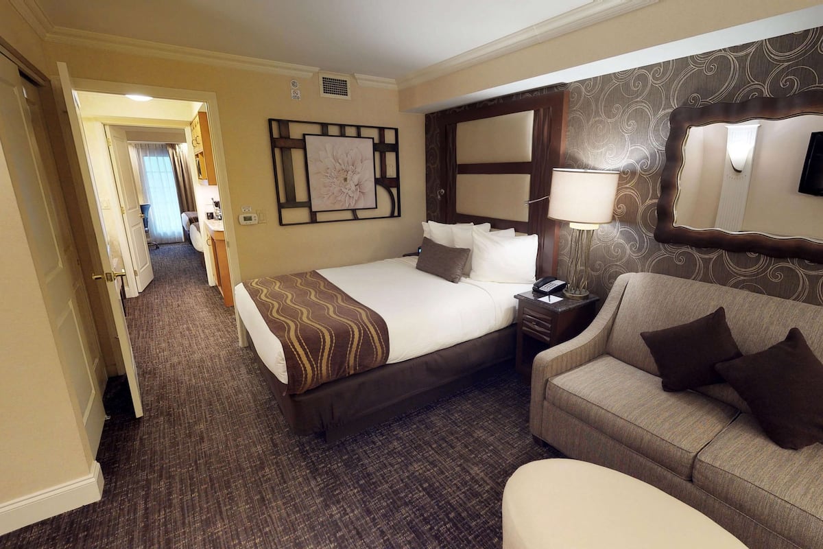 In-room safe, desk, blackout drapes, iron/ironing board