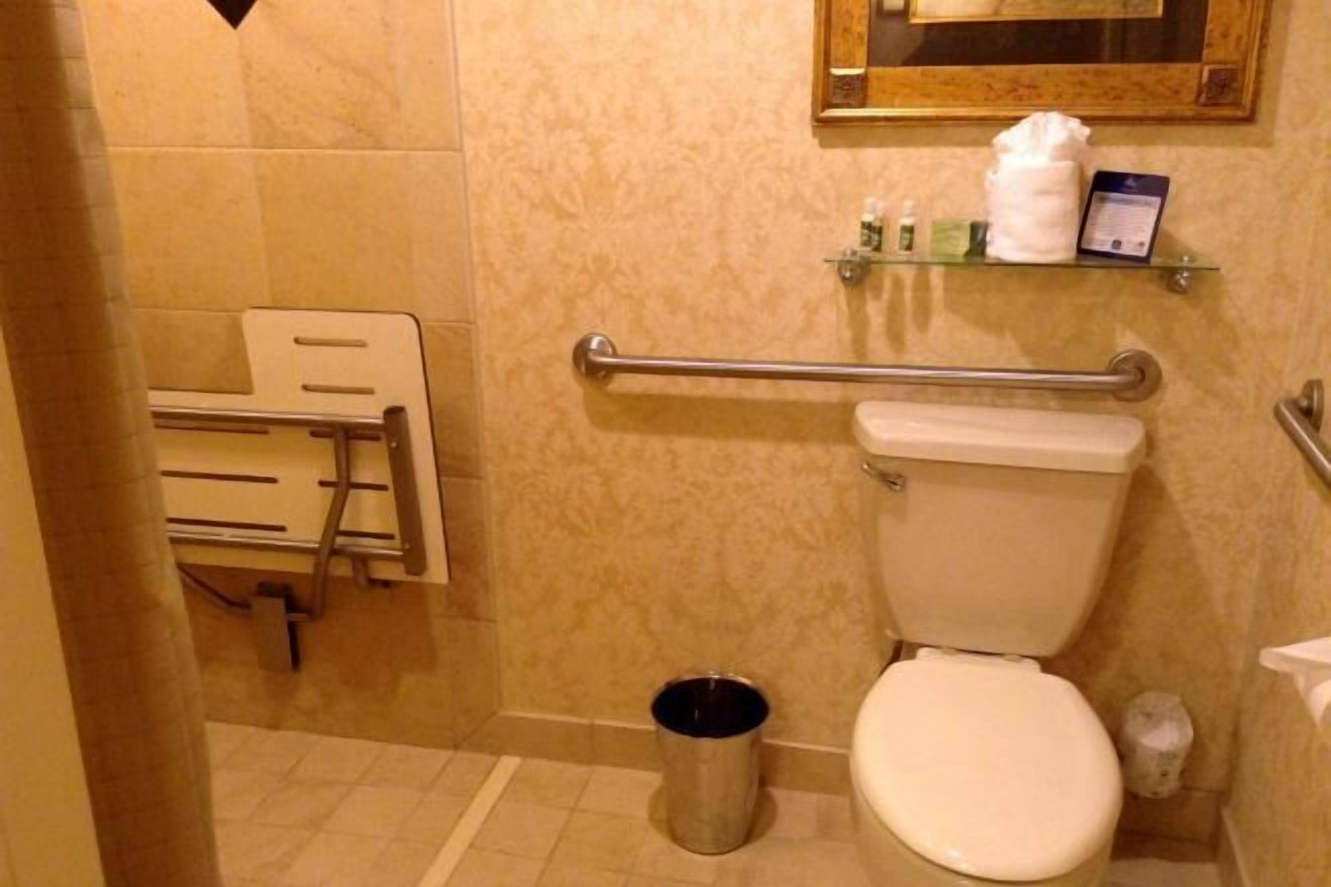 Bathroom | Hair dryer, towels, soap, shampoo