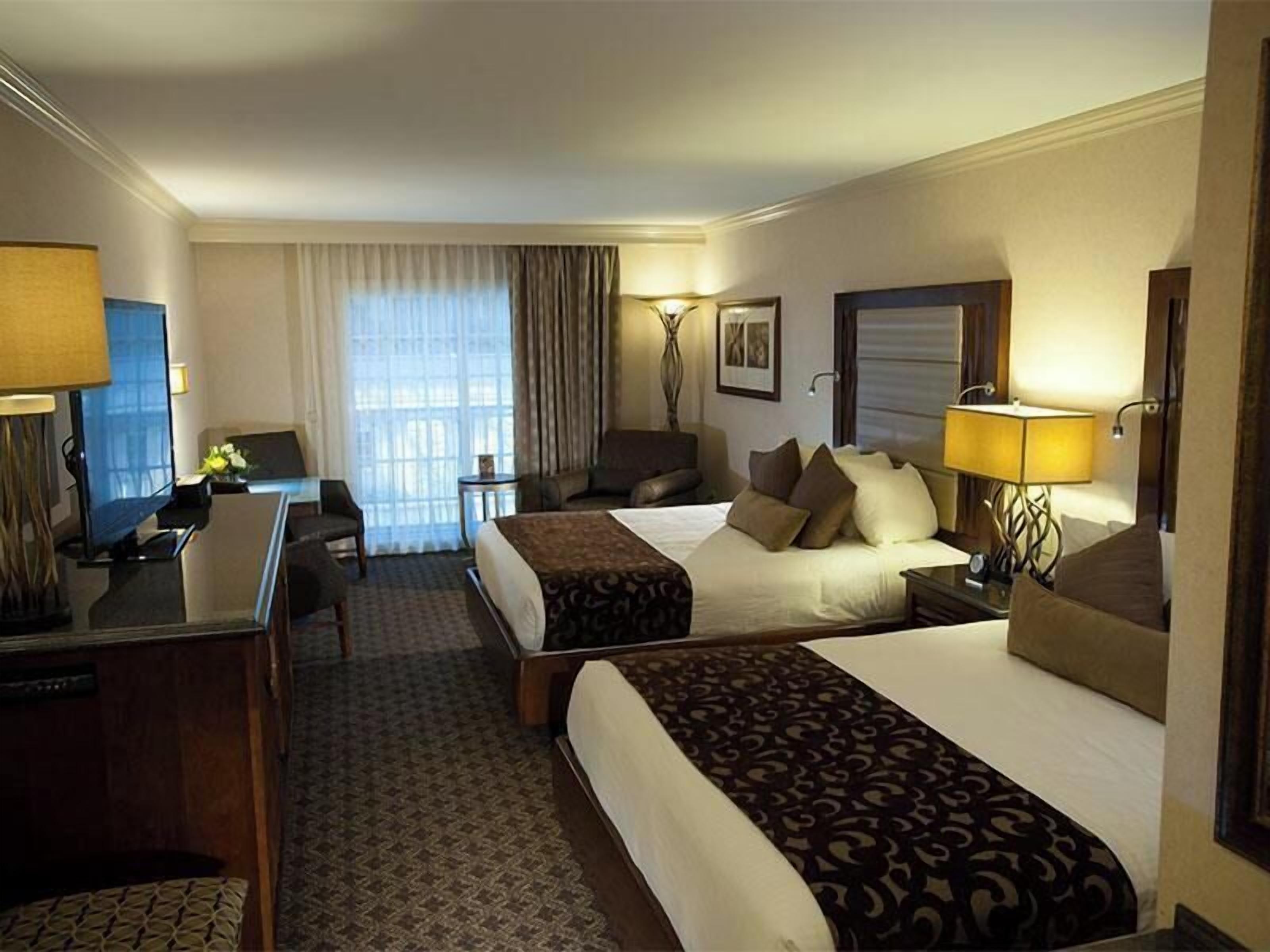 In-room safe, desk, laptop workspace, blackout drapes