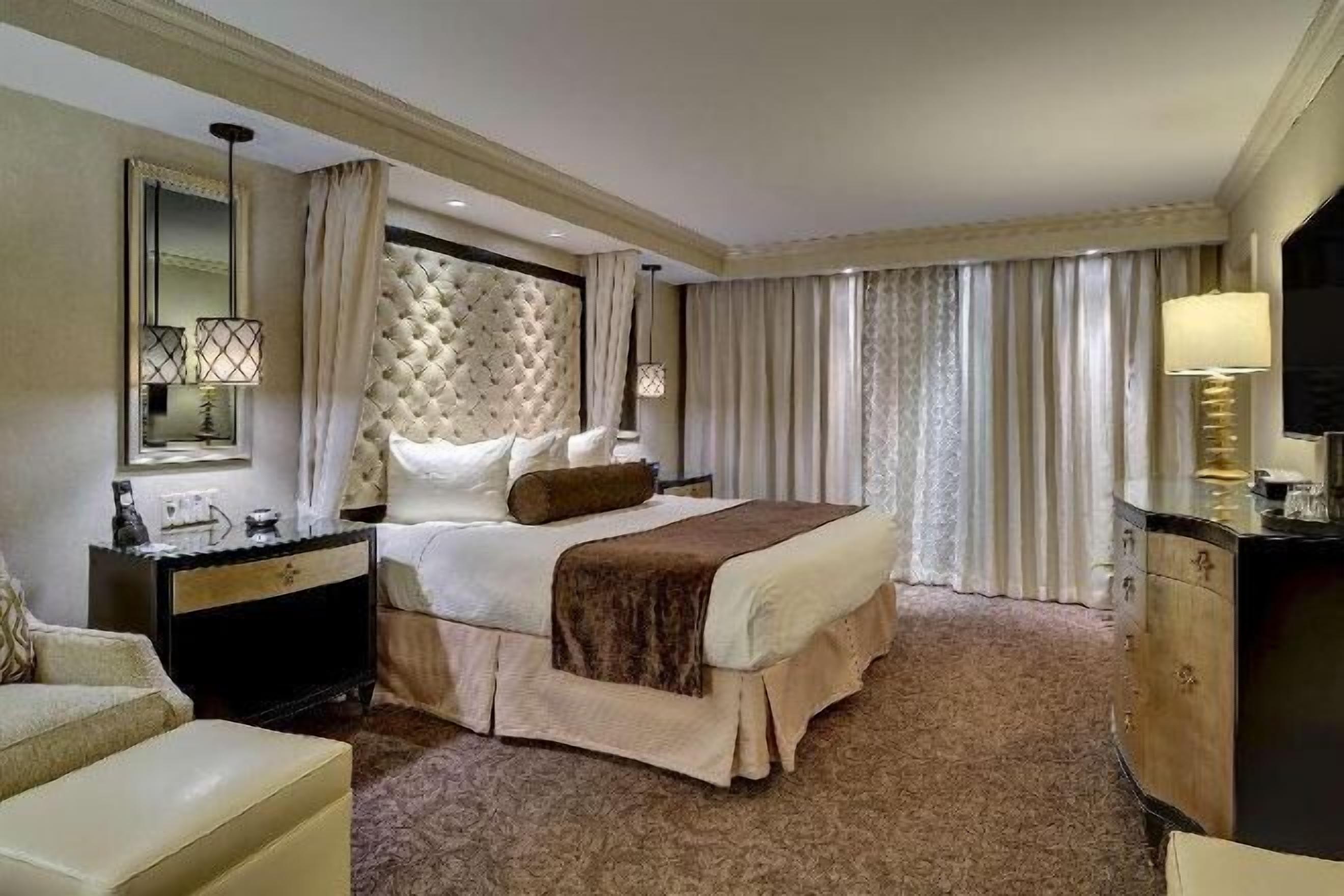 In-room safe, desk, laptop workspace, blackout drapes