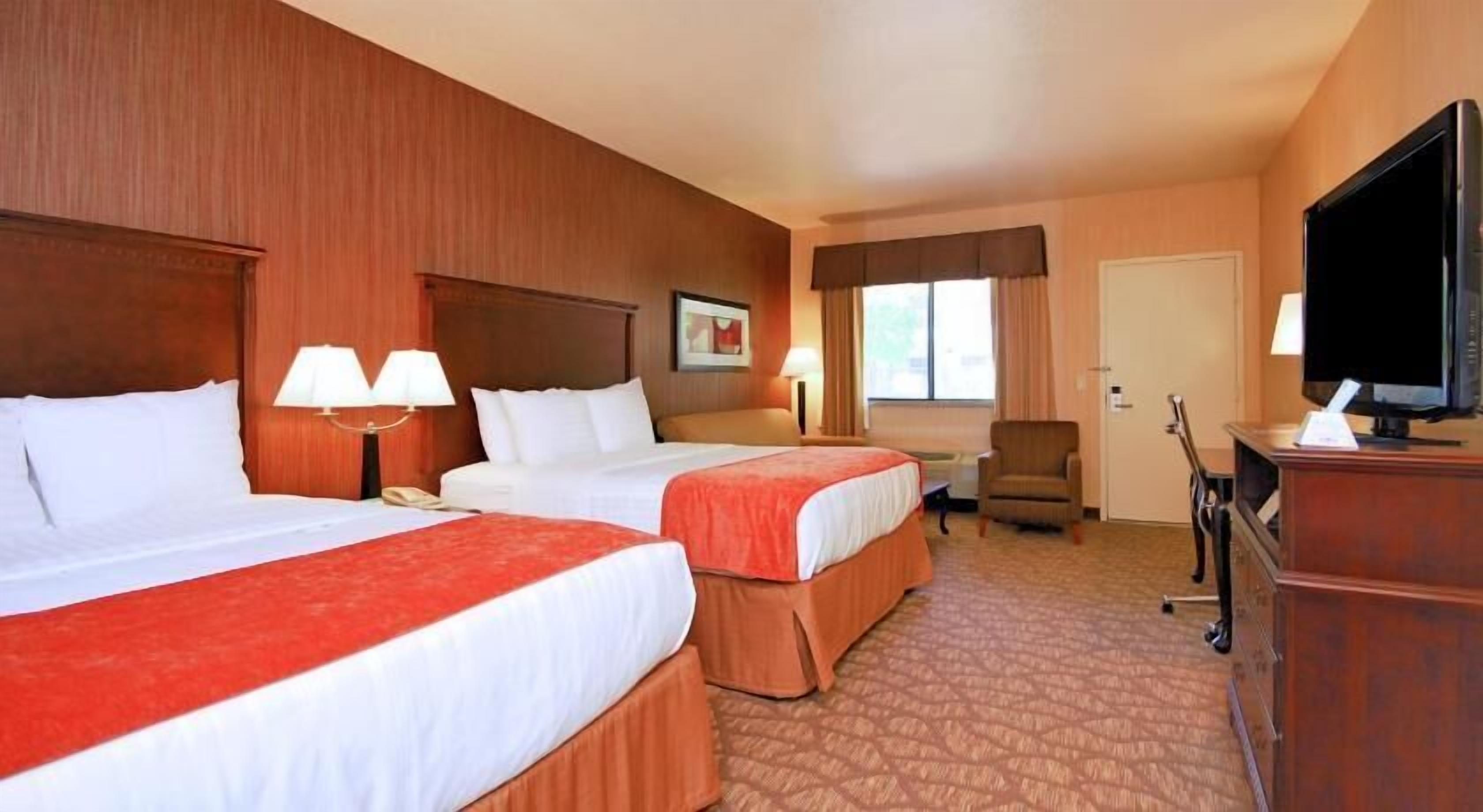 In-room safe, desk, blackout curtains, iron/ironing board