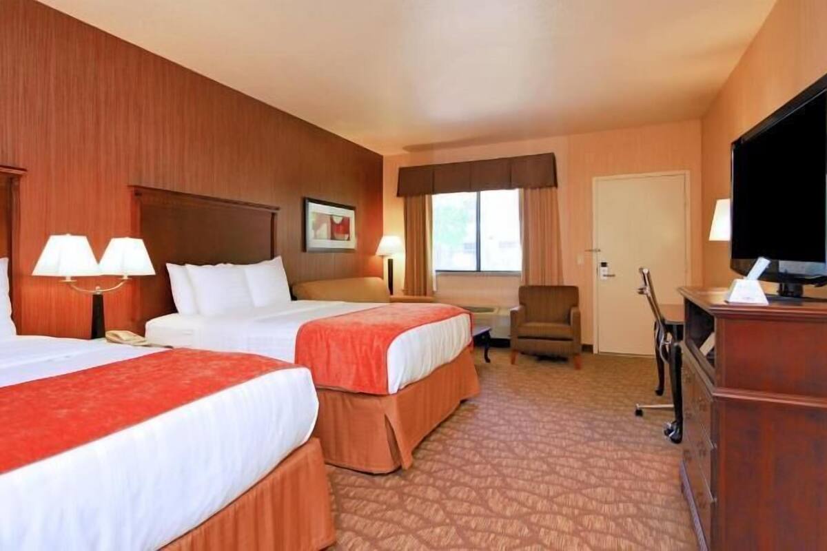 In-room safe, desk, blackout curtains, iron/ironing board
