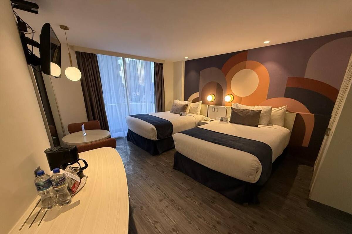 Chambre Double Standard | Coffres-forts dans les chambres, rideaux occultants