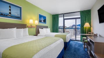 Pillowtop beds, in-room safe, blackout drapes, iron/ironing board