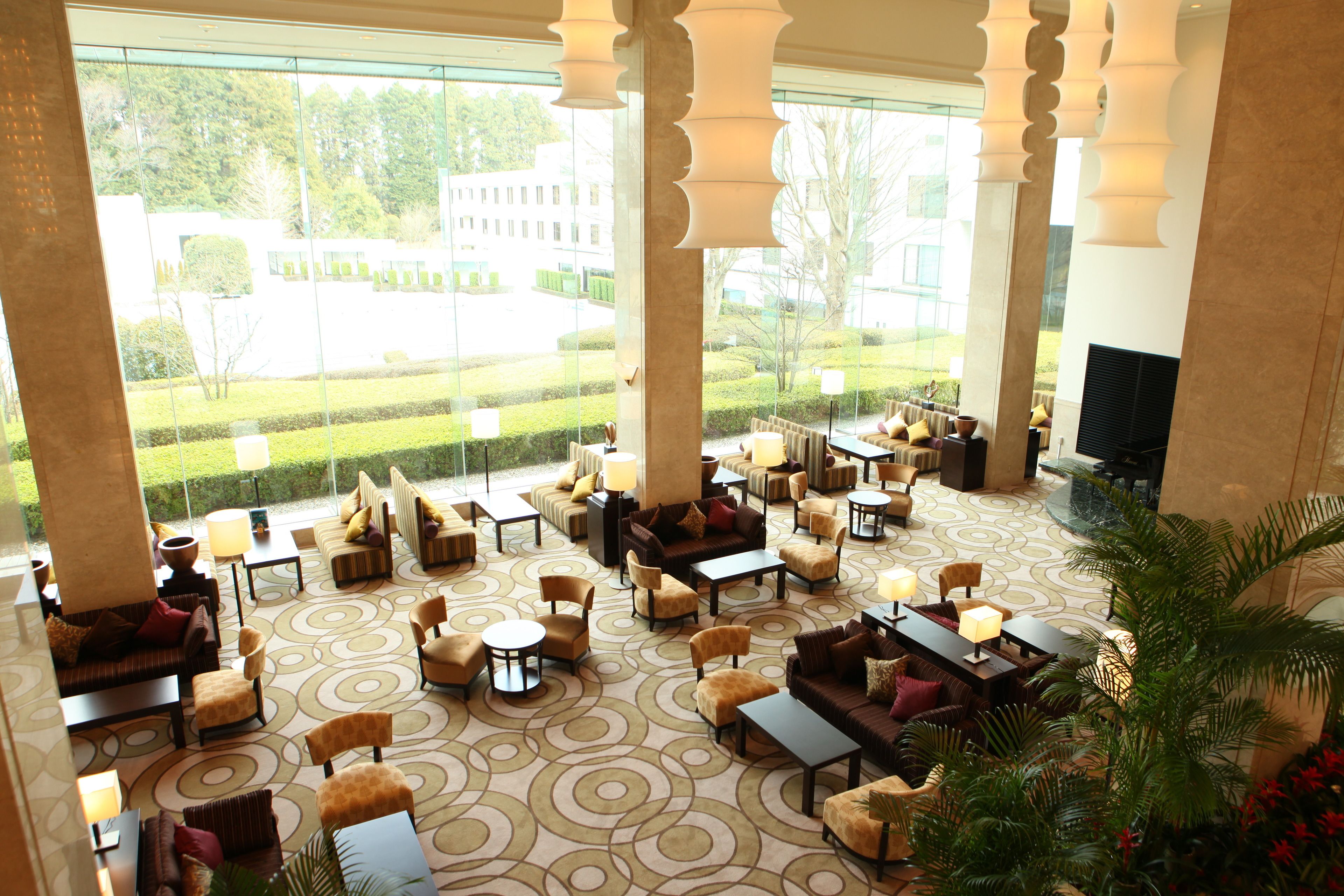 Lobby lounge, pool views, open daily