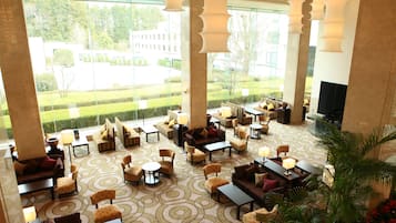 Lobby lounge, pool views, open daily