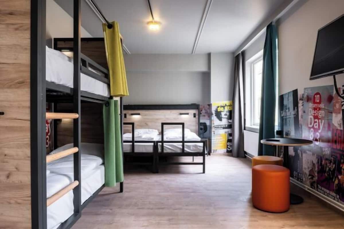 Individually furnished, desk, laptop workspace, blackout curtains