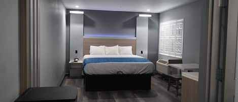 Standardzimmer, 1 King-Bett | Schreibtisch, Bügeleisen/Bügelbrett, kostenloses WLAN, Bettwäsche