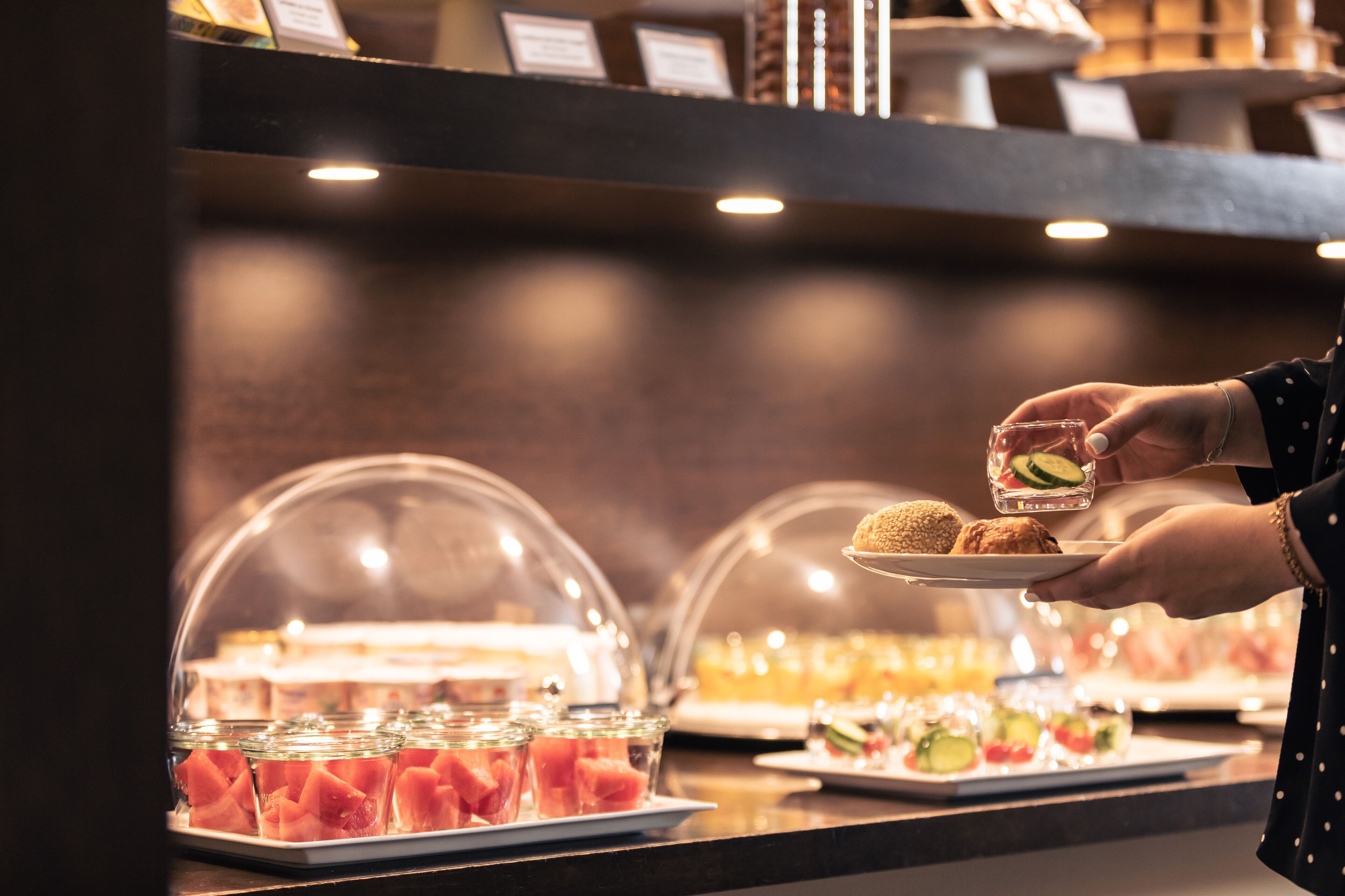 daily buffet breakfast (eur 11.50 per person)