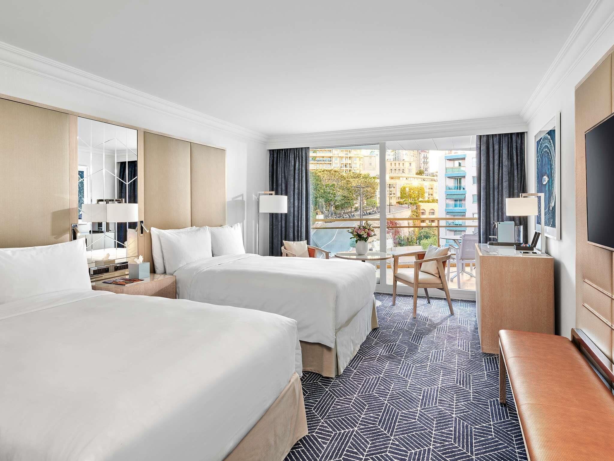 Hairpin Room, City view, Two double beds | Premium bedding, minibar, in-room safe, individually furnished