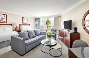 Suite junior, 2 camas dobles, vistas al jardín