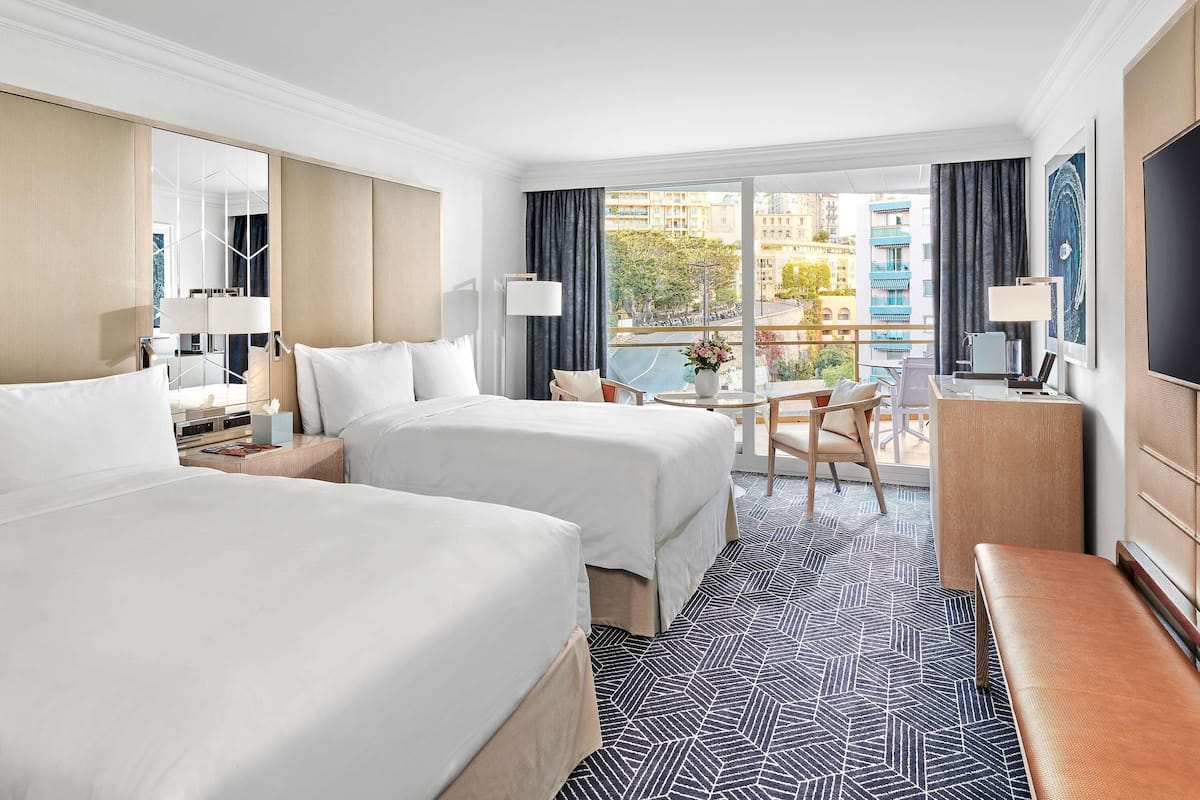 Hairpin Room, City view, Two double beds | Premium bedding, minibar, in-room safe, individually furnished