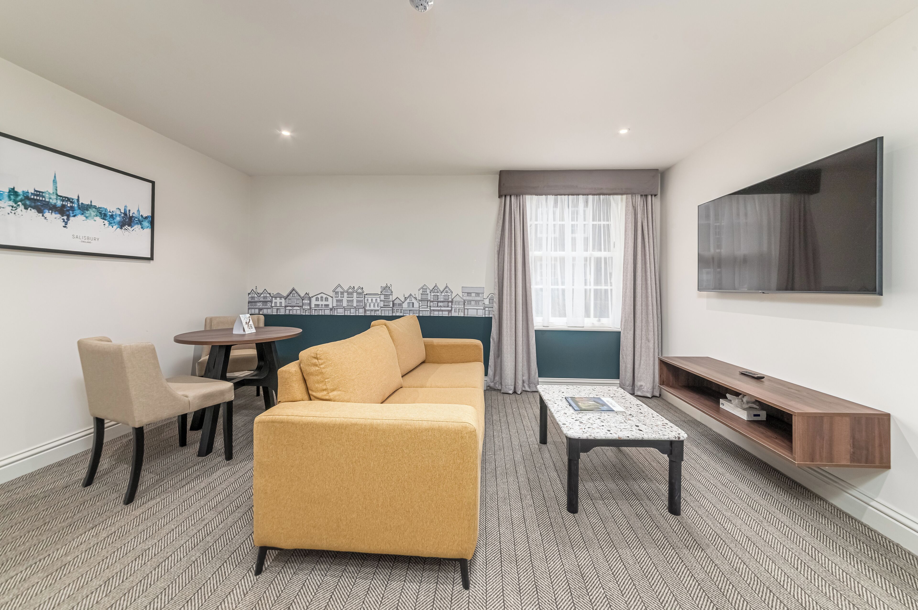 apartment, 1 double bed | living area | tv