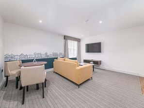 Appartement, 1 lit double | Literie de qualité, bureau, espace de travail pour ordinateurs portables