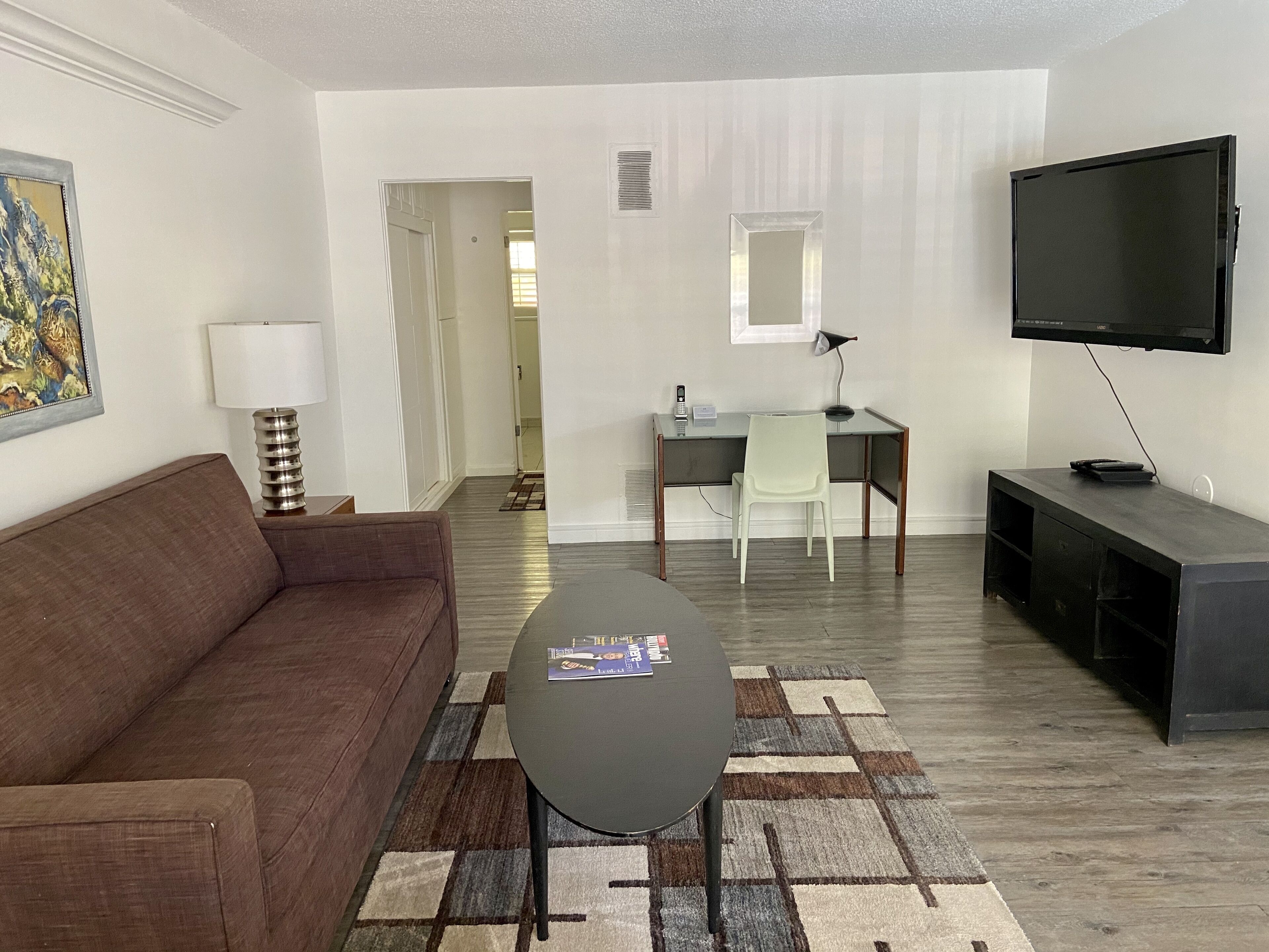 45-inch tv with cable channels, dvd player